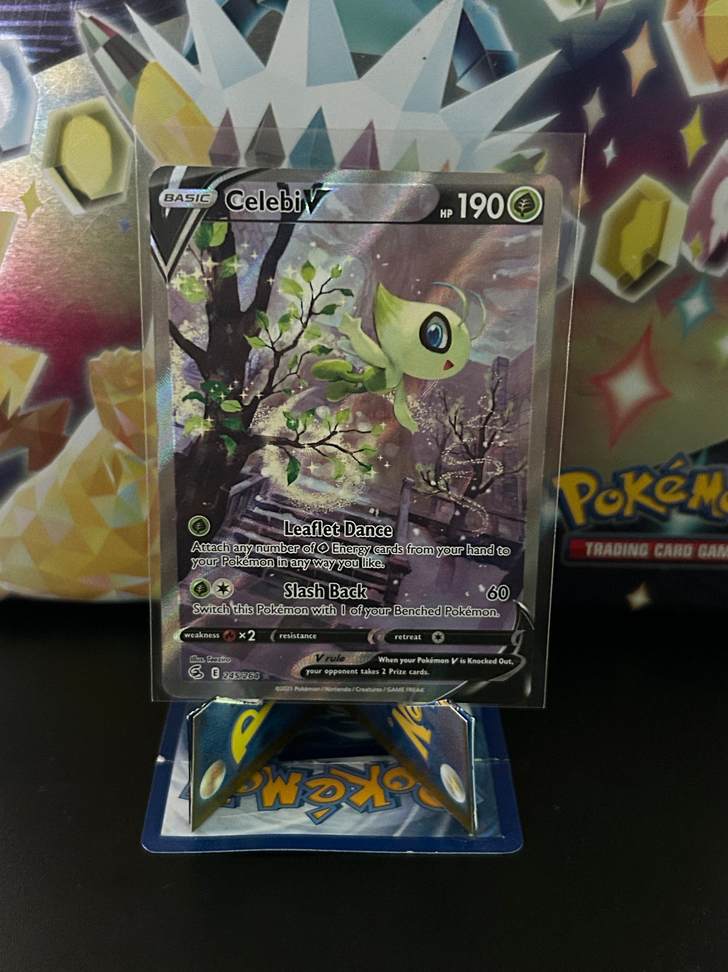 Celebi V (Alternate Full Art) - SWSH08: Fusion Strike (SWSH08)
